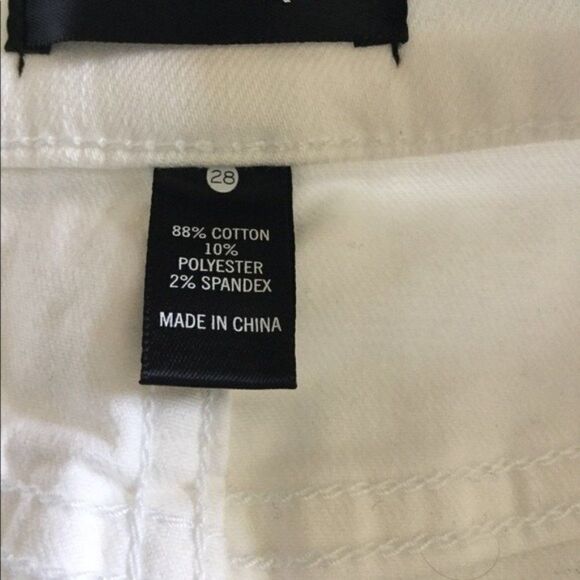 WHITE denim mini skirt - Picture 6 of 8